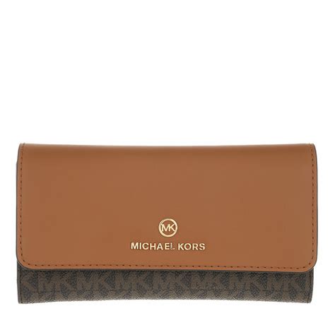 michael kors colby trifold wallet|Michael Kors large trifold wallet.